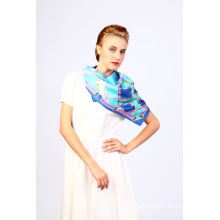 Fashion and Classical Hand Printed 100% Silk Scarf